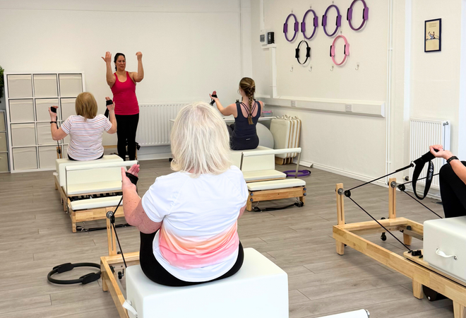 Photo of Warrior in Training Pilates Studio